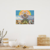 Poster Symboles rosicruciens de la Trinité (Cuisine)