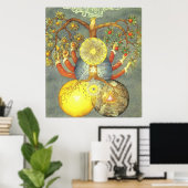 Poster Symboles secrets des Rosicruciens, 1785 Allemand (Bureau à domicile)