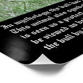 Poster Symbolisme Bull (Coin)