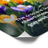 Poster Symbolisme du Crocus (Coin)