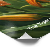 Poster Symbolisme du lis tigré (Coin)