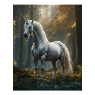 Poster Symbolisme Unicorne