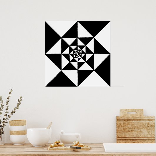 Poster Symétrie (Cuisine)