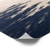 Poster Symétrie Idyllique. Villas Sur L'Eau Maldives (Coin)