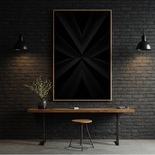 Poster Symétrie sombre