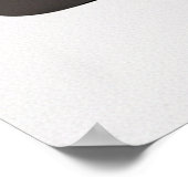 Poster Symmetrical Abstract Portrait in Ochre and Slate (Coin)