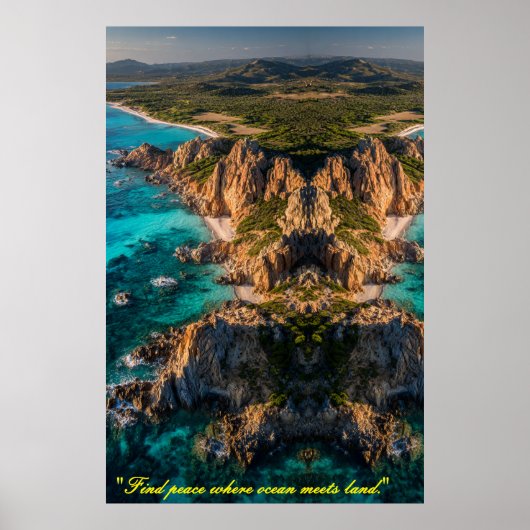 Poster Symmetry of the Sea and Land (Devant)