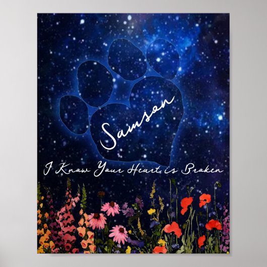 Poster Sympathie de perte de chien animal (Devant)