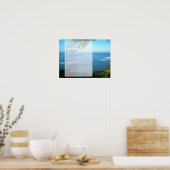 Poster Sympathie et peine poème - Mer d'Hawaï (Cuisine)