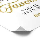 Poster Sympathie Fille Halloween Symbole Baby shower Fave (Coin)