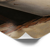 Poster Sympathique Saint Bernard Chiens de Chiot 001 - Ra (Coin)