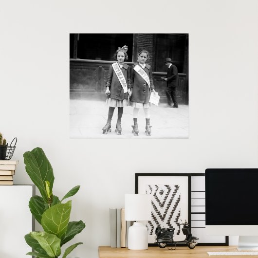 Poster Sympathisants de grève (Bureau à domicile)