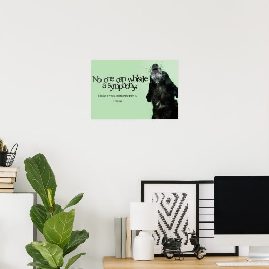 Poster Symphonie (Bureau à domicile)