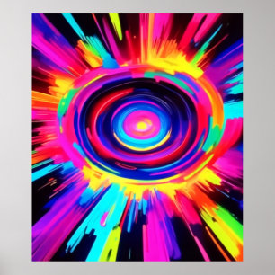 Poster Symphonie circulaire des couleurs