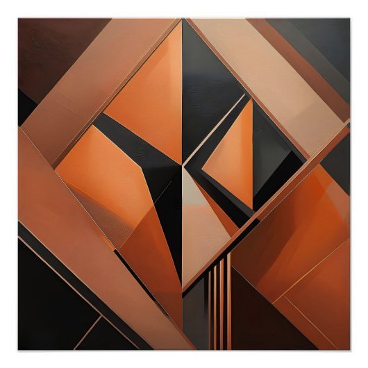 Poster Symphonie d'Angles et de Tons de Terre (Devant)