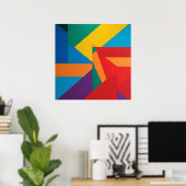 Poster Symphonie de Couleurs (Bureau à domicile)