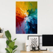 Poster Symphonie de Couleurs (Bureau à domicile)