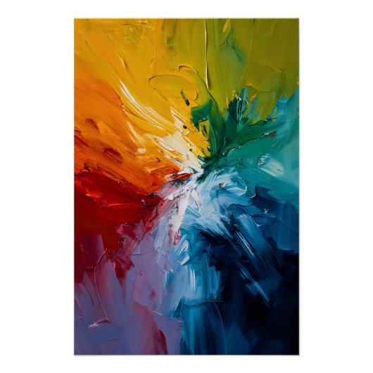 Poster Symphonie de Couleurs (Devant)