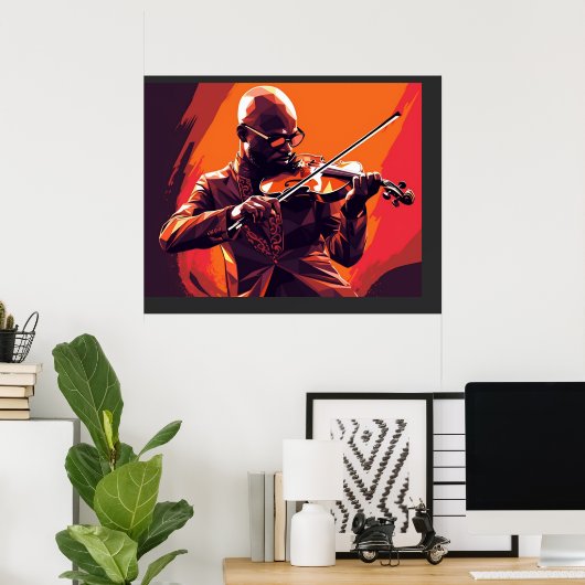 POSTER SYMPHONIE DE FUNK #1 (Bureau à domicile)