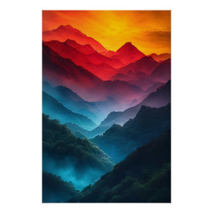 Poster Symphonie de la montagne aurorale