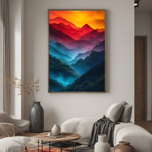 Poster Symphonie de la montagne aurorale