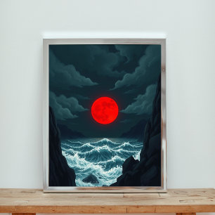 Poster Symphonie de la puissance brute de la nature sur l