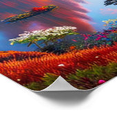 Poster Symphonie de nature sauvage, le voyage de River (Coin)