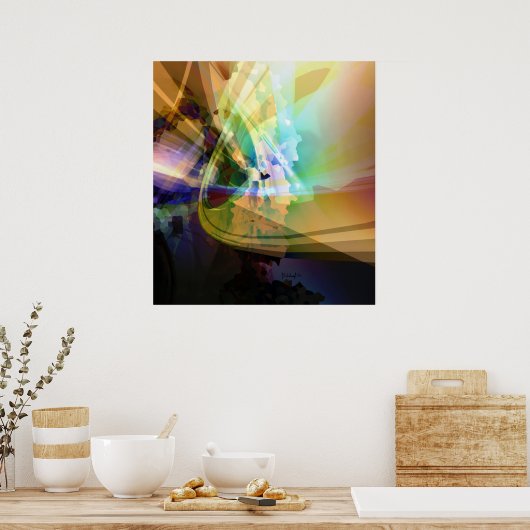 Poster Symphonie de pixels (Cuisine)