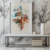 Poster Symphonie de Rome : Colisée & Fontaine de Trevi