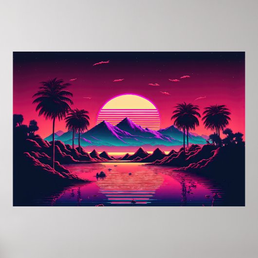 Poster Symphonie du coucher de soleil électrique : un Ode (Devant)