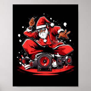 Poster Symphonie Du Père Noël Embrassez La Joie De Noël
