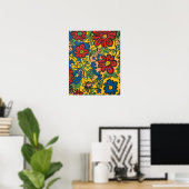 Poster Symphonie florale (Bureau à domicile)
