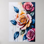 Poster Symphonie florale (Devant)