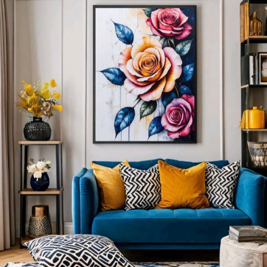 Poster Symphonie florale