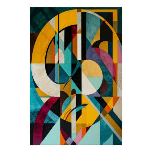 Poster Symphonie géométrique