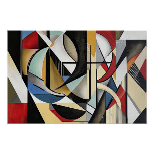 Poster Symphonie géométrique parfaite harmonie