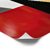 Poster Symphonie géométrique parfaite harmonie (Coin)