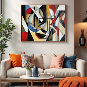 Poster Symphonie géométrique parfaite harmonie