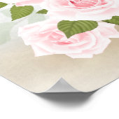 Poster Symphonie rose-Rose (Coin)