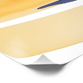 Poster Symphonie Serene Ocean : Abstraite inspirée par la (Coin)