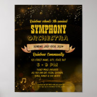 Symphony Orchestra événement modèle flyer