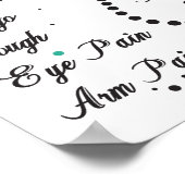 Poster Symptômes Subluxations de la colonne vertébrale ce (Coin)