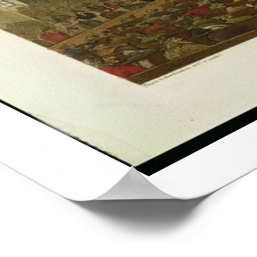 Poster Synagogue, Dukes Place, Houndsditch, de Ackerman (Coin)