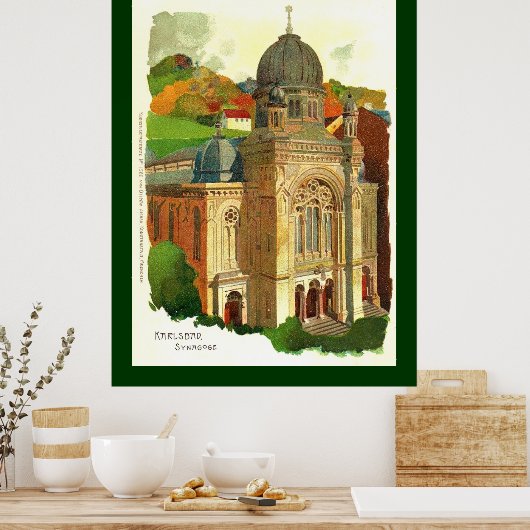 Poster Synagogue Karlovy Vary (Karlsbad) (Cuisine)