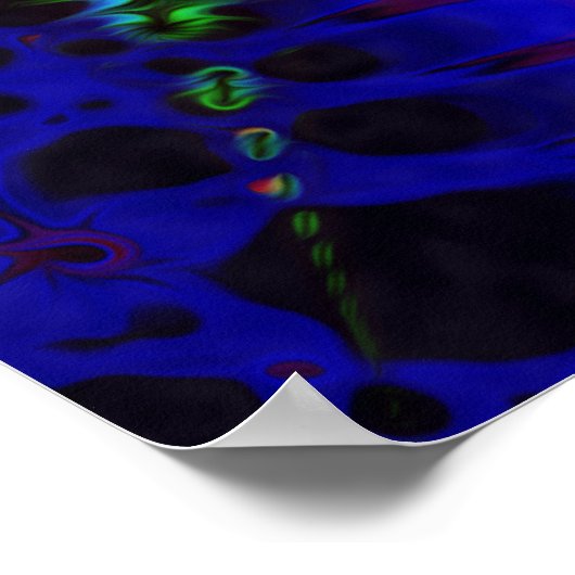 Poster Synapse déclenchée de l'esprit holographique (Coin)