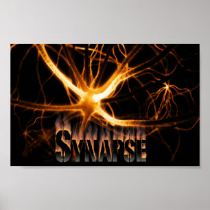 Poster Synapse red fire