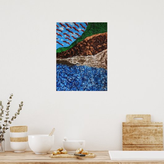 Poster "Synchronicité 3" (Cuisine)