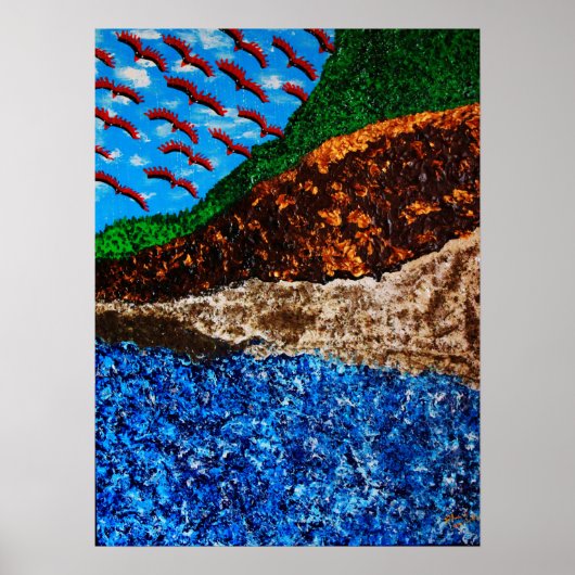 Poster "Synchronicité 3 (contraste élevé)" (Devant)