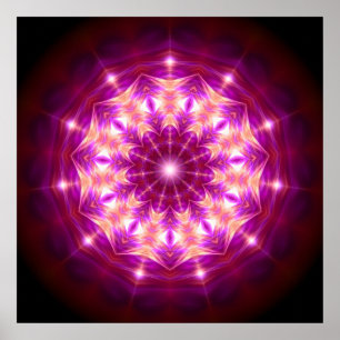 Poster Synchronicité Mandala