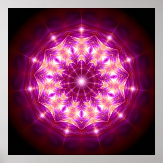 Poster Synchronicité Mandala (Devant)